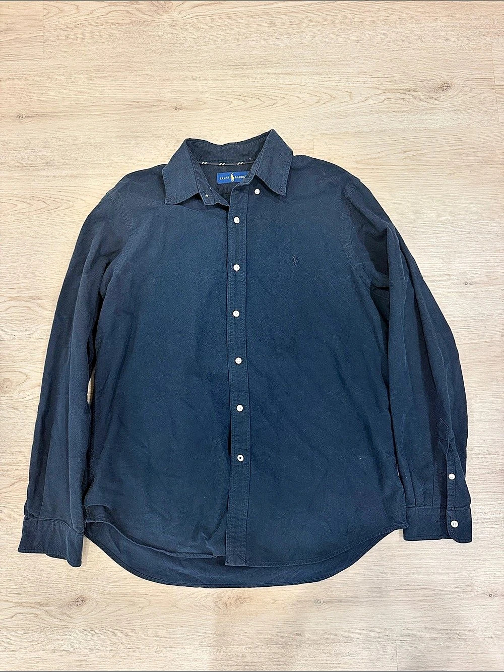 Ralph Lauren Black Long Sleeve Button Down large